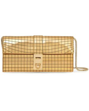 Ferragamo Hug 財布 - メタリック