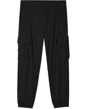 Izzue Cargo-Pocket Trousers - Black