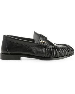 Saint Laurent Le Loafers Supple - White