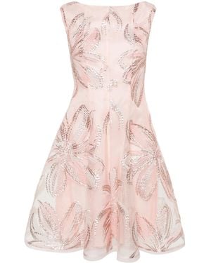 Talbot Runhof Abito A Fiori - Rosa