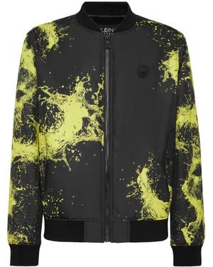 Philipp Plein Bomber Splash - Black