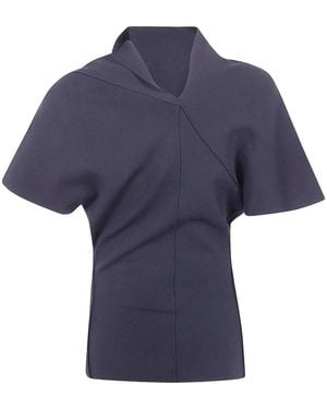 Rick Owens Short-Sleeve Top - Blue