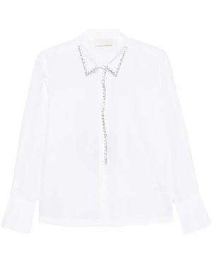 iBlues Crystal-Embellished Shirt - White