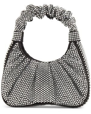 JW PEI Schultertasche Mit Kristallen - Grau