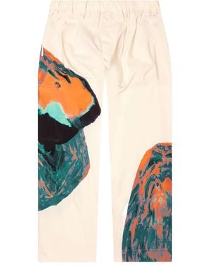 Homme Plissé Issey Miyake Agate Zip Trousers - Natural