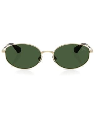 Burberry Oval-Frame Sunglasses - Green