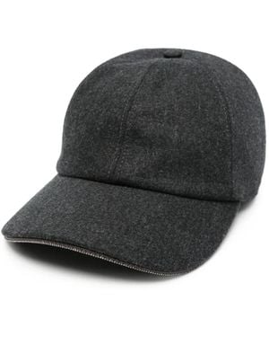 Peserico Bead-Trim Baseball Cap - Black