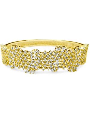 Hzmer Jewelry Sitara Crystal-Embellished Cuff Bracelet - Metallic