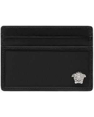 Versace Portacarte Con Placca Medusa - Nero