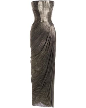Maria Lucia Hohan Ruby Strapless Dress - Metallic