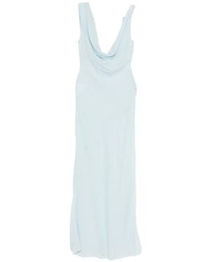 ANDAMANE Minerva Cowl Sleeveless Maxi Dress - White