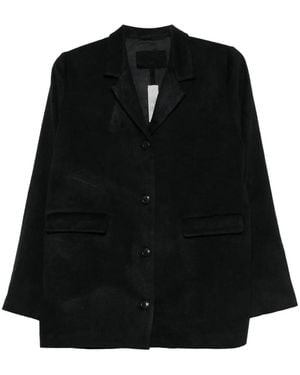 Private 0204 Chaqueta Con Solapas De Muesca - Negro
