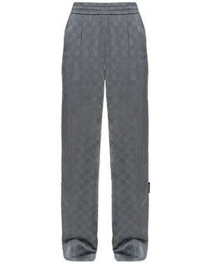 Off-White c/o Virgil Abloh Monogram Jacquard Trousers - Grey