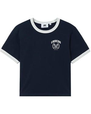 Chocoolate Short-Sleeves T-Shirt - Blue