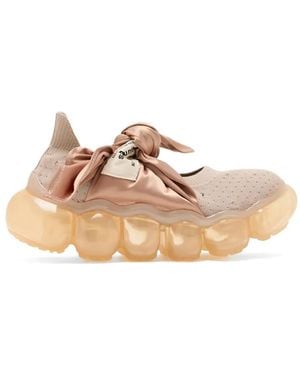 grounds Bow-Detail Trainers - Natural