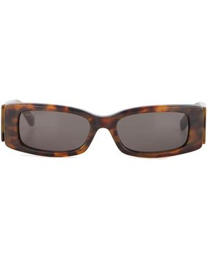 【BALENCIAGA】トータスシェル レクタンギュラー サングラス Balenciaga トータスシェル サングラス ブラウン | Lyst