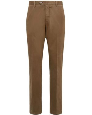 BOGGI ストレッチコットン パンツ - ブラウン
