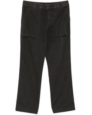 James Perse Slub Cotton Utility Pants - Black