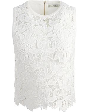 Alice + Olivia Danielle Tank Top - ホワイト