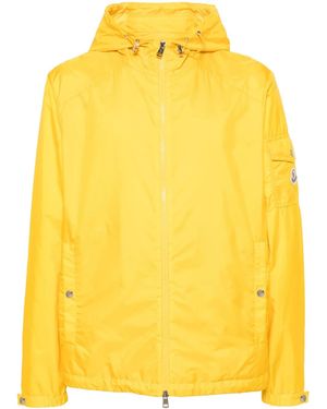 Moncler Eticache ロゴパッチ ジャケット - イエロー