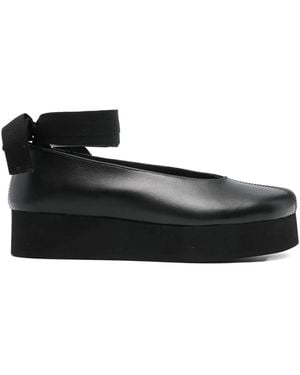 Comme des Garçons Platform Ballet Shoes - Black