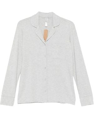Skims Button-Up Pajamas - White