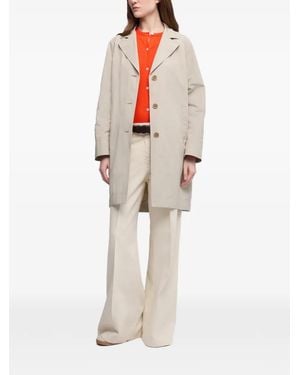 Aspesi Buttoned Coat - White