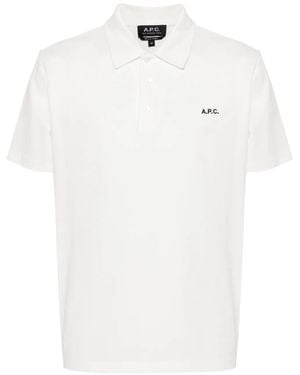 A.P.C. Carter Poloshirt - Weiß