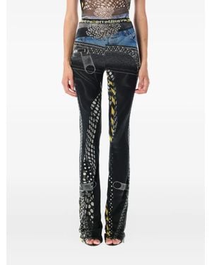 OTTOLINGER Mesh Printed Trousers - ブルー
