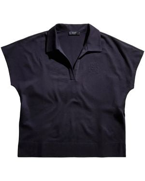 Fay Logo-Embroidered Piqué Polo Shirt - Blue
