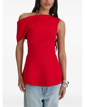 MOOS STUDIO Asymmetrisches Top - Rot