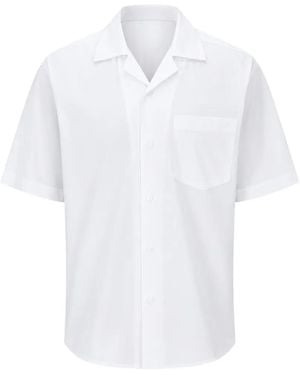 Paolo Pecora Short-Sleeve Camp-Collar Shirt - White