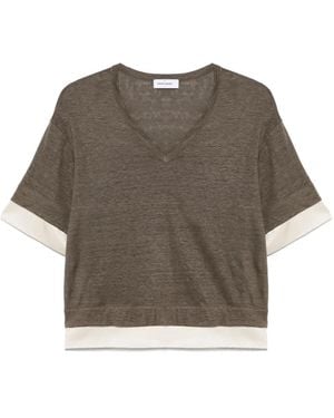 Gran Sasso ファインニット Tシャツ - グレー