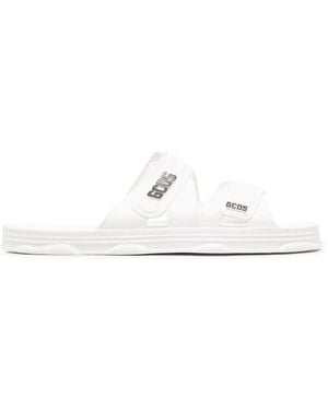 Gcds Slipper Mit Logo - Weiß