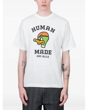 Human Made T-Shirt mit grafischem Print - Weiß