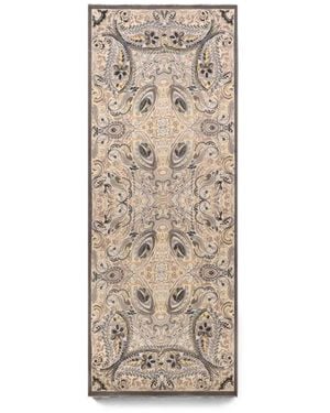 Etro Paisley-Print Fringed Scarf - Natural