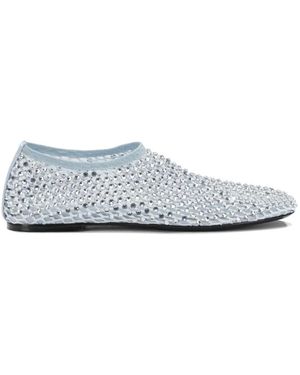 strategia shoes Bijoux Ballet Flats - White