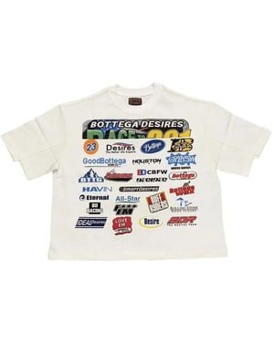 Bottega Desires Race Graphic-Print T-Shirt - White