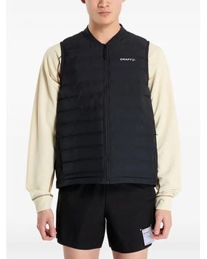 C.r.a.f.t Subz Zip Fastening Gilet - Blue