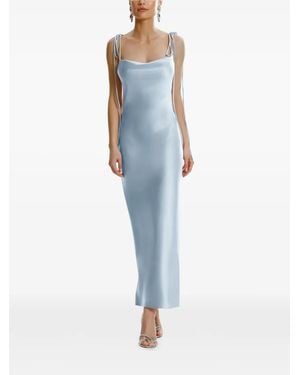 Framboise Robe Mi-Longue Jodie - Blue