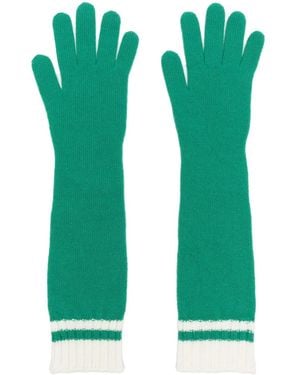 Alberta Ferretti Lange Handschuhe - Grün
