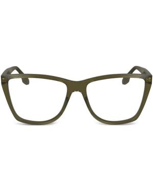 Victoria Beckham ウェリントン眼鏡フレーム - ブラウン