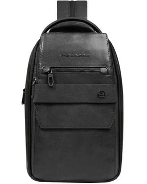 Piquadro Zip-fastening Backpack - Black