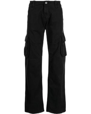 Alpha Industries ロゴディテール カーゴパンツ - ブラック