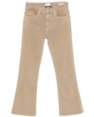 Citizens of Humanity Belt-Loops Flared Jeans - Natural