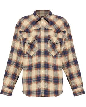 DSquared² Plaid Casual Shirt - White