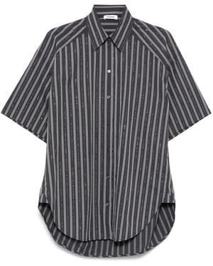 Sandro Crystal-Embellished Shirt - Grey