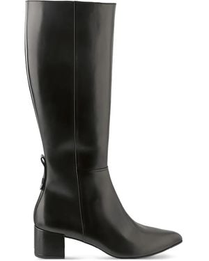 Högl Kniehohe Journey Stiefel mit Blockabsatz - Schwarz
