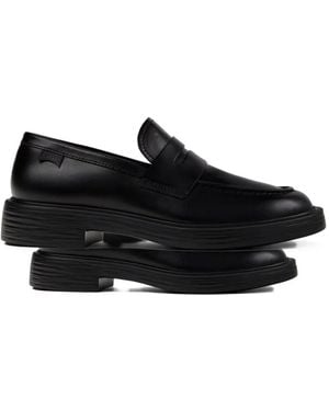 Camper Dean Penny-Loafer - Schwarz