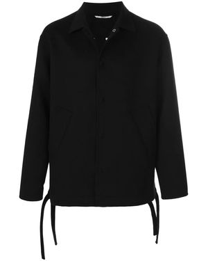 Valentino Garavani Logo-Appliqué Jacket - Black